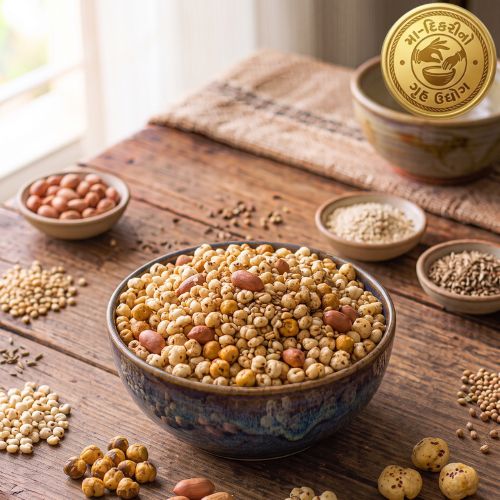 Jowar-Peanut Crunch Mix Gujarati snack